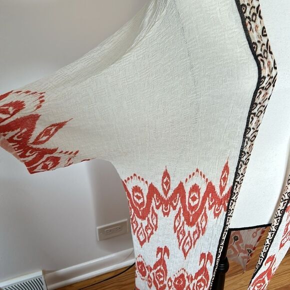 Chico’s Sheer Gauze Kimono, Size 1 - Picture 3 of 8